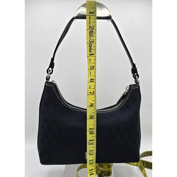 Dooney & Bourke Satchel Signature Pattern Black H3 196805 9" x 3" x 7" NWOT - Picture 9 of 12